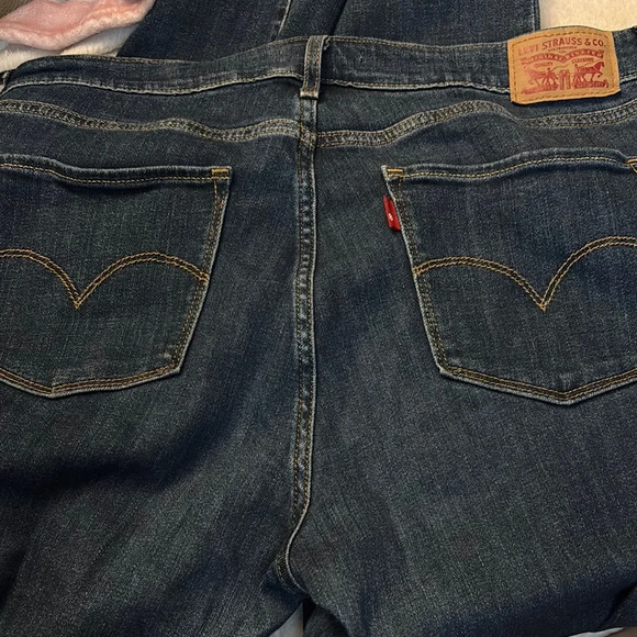 Levi's Blue Boyfriend Jeans Distressed Vintage - Picture 4 of 4